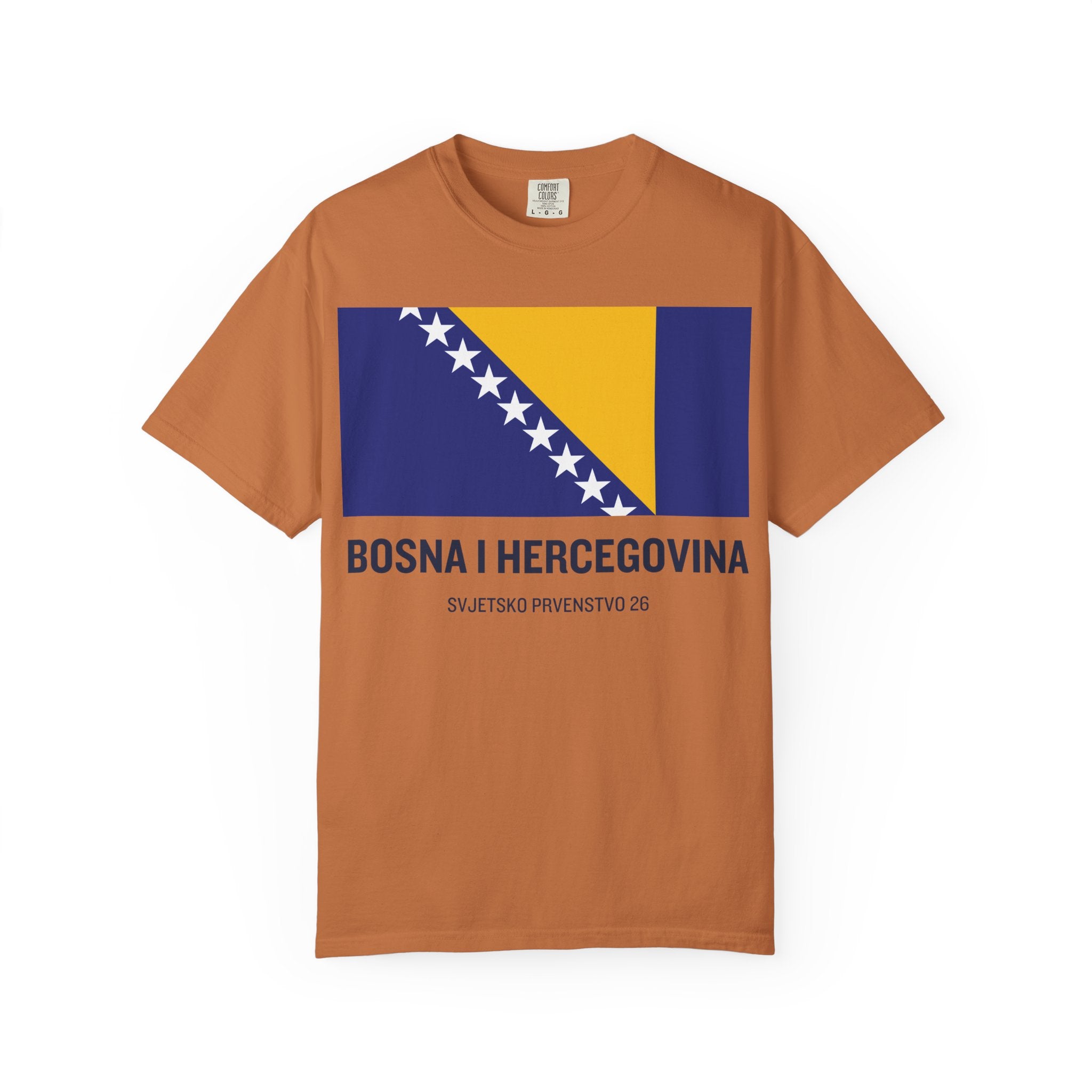 Bosnia and Herzegovina flag print
