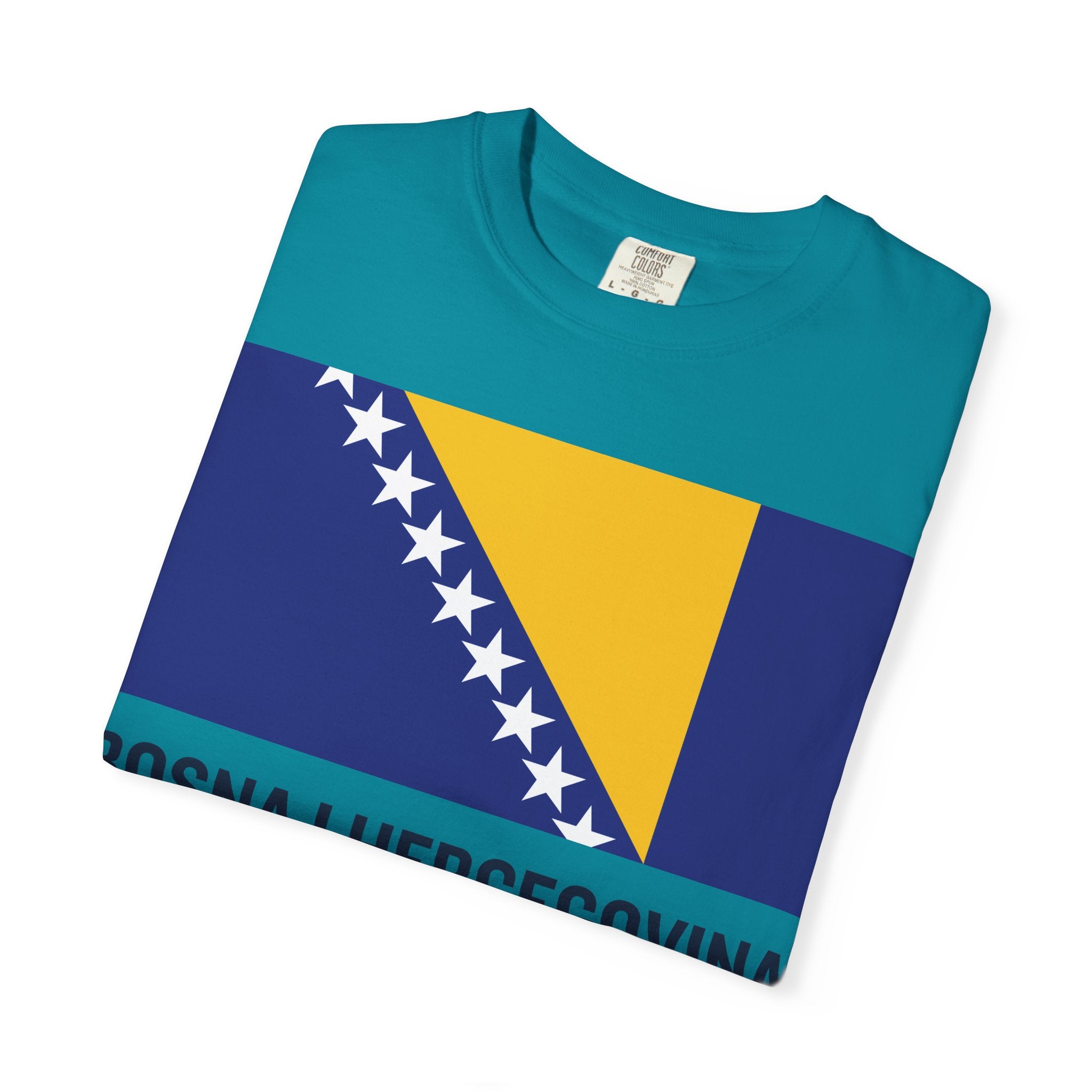 Bosnia and Herzegovina flag print