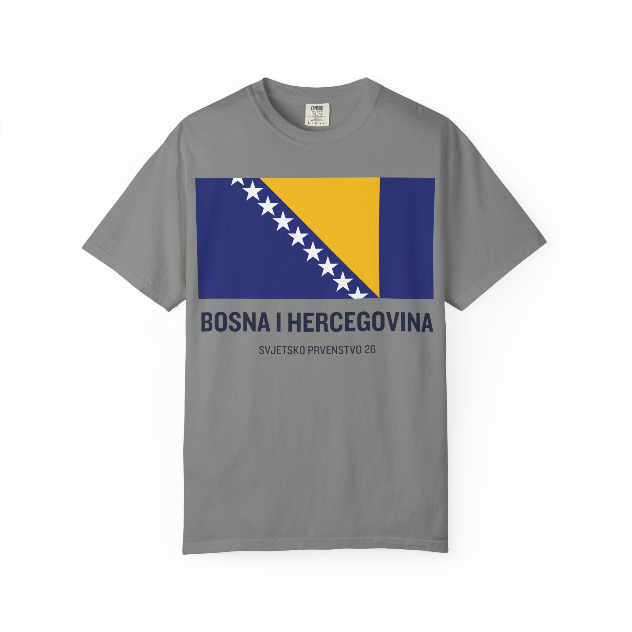 Bosnia and Herzegovina flag print