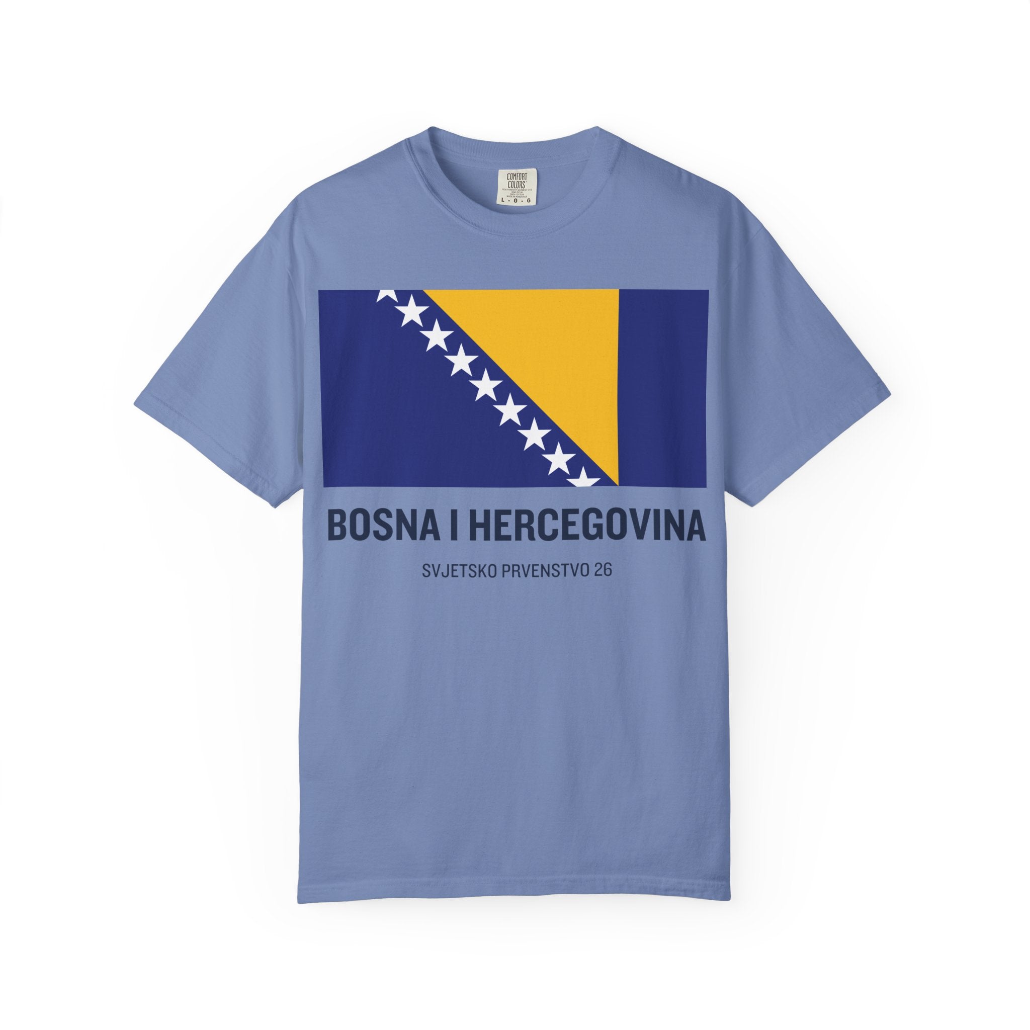 Bosnia and Herzegovina flag print