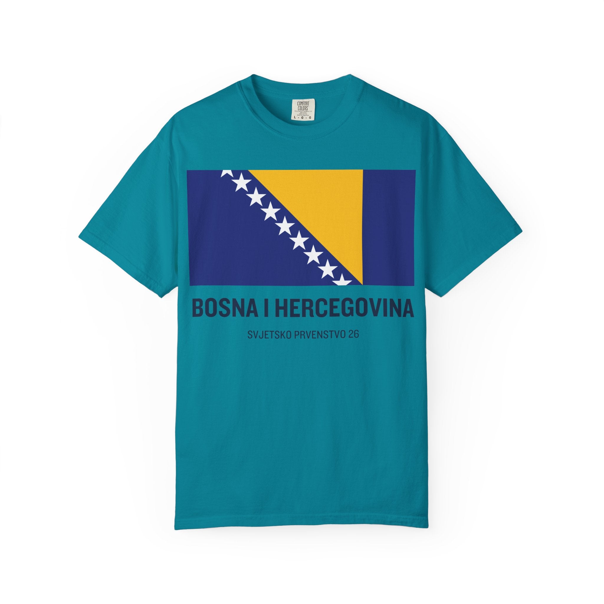 Bosnia and Herzegovina flag print