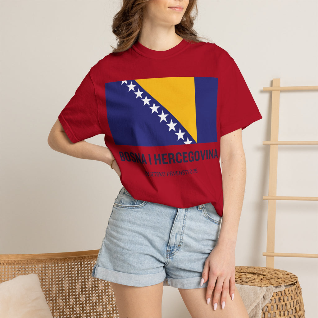 Bosnia and Herzegovina flag print