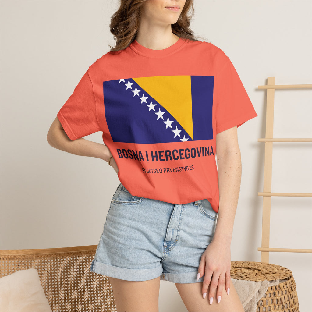 Bosnia and Herzegovina flag print