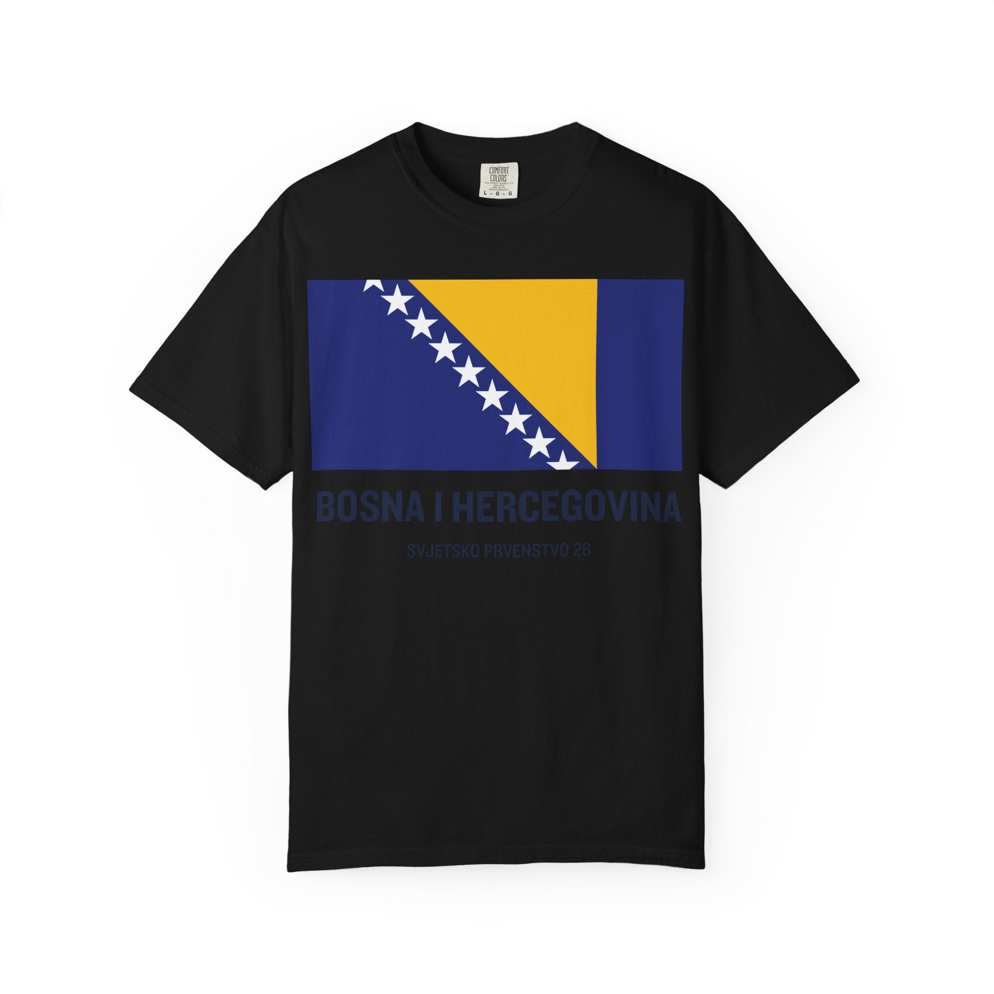 Bosnia and Herzegovina flag print