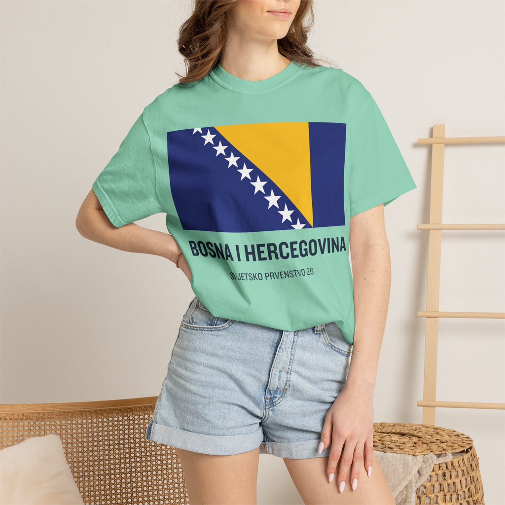 Bosnia and Herzegovina flag print