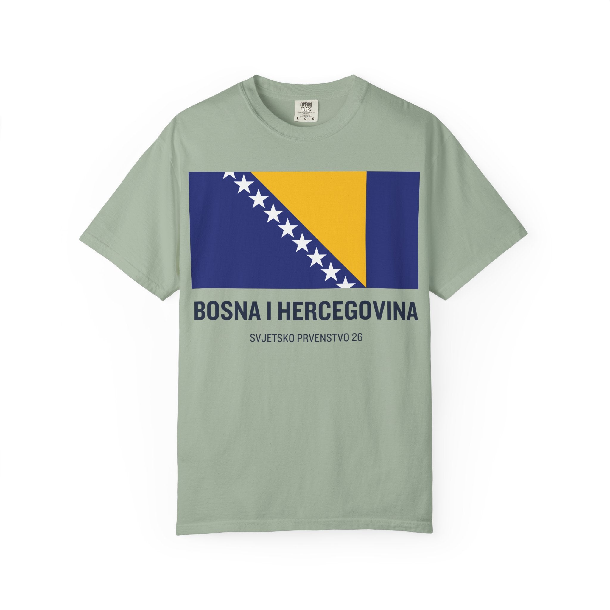 Bosnia and Herzegovina flag print