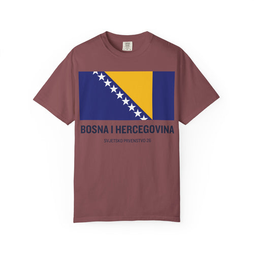 Bosnia and Herzegovina flag print
