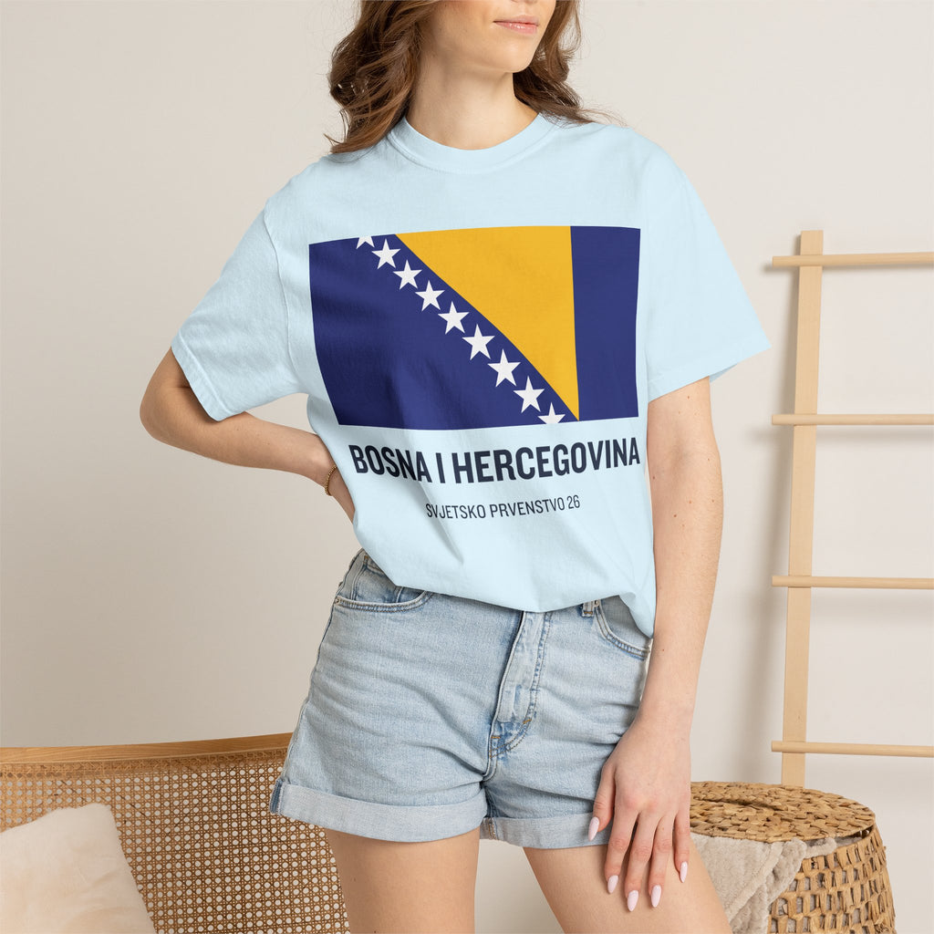 Bosnia and Herzegovina flag print