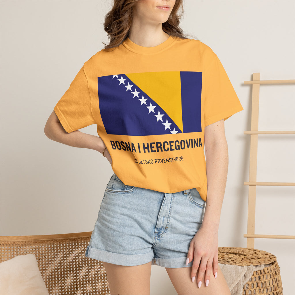 Bosnia and Herzegovina flag print