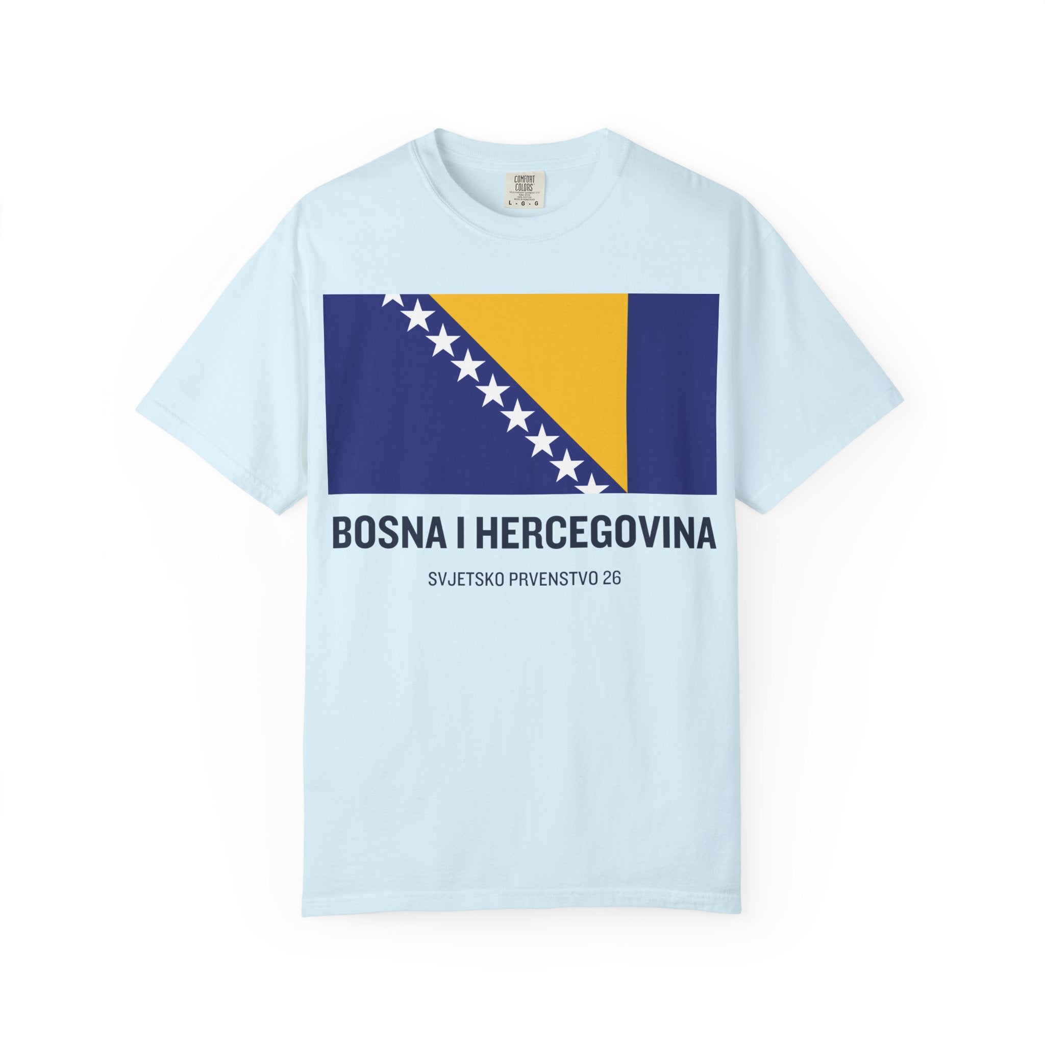 Bosnia and Herzegovina flag print