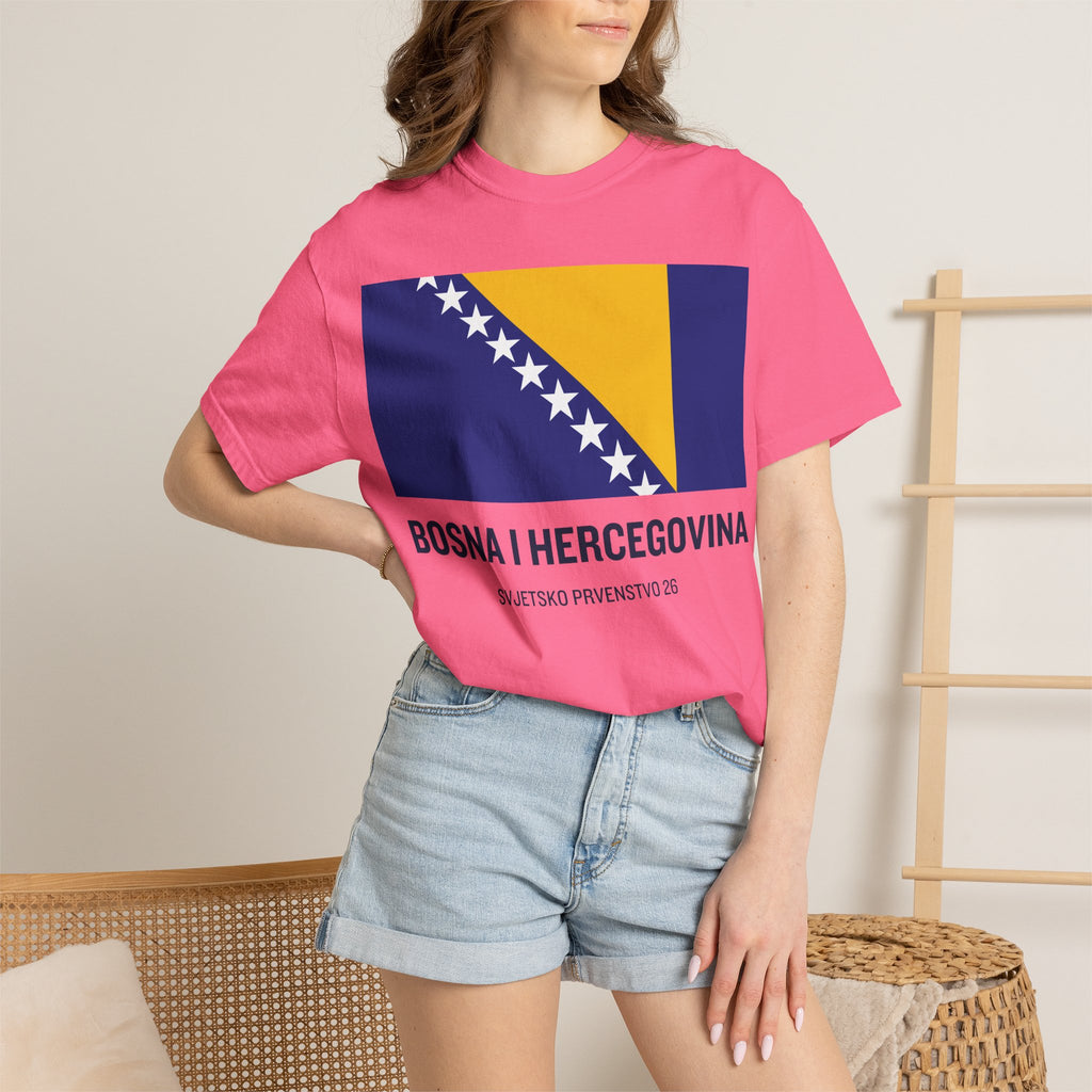 Bosnia and Herzegovina flag print