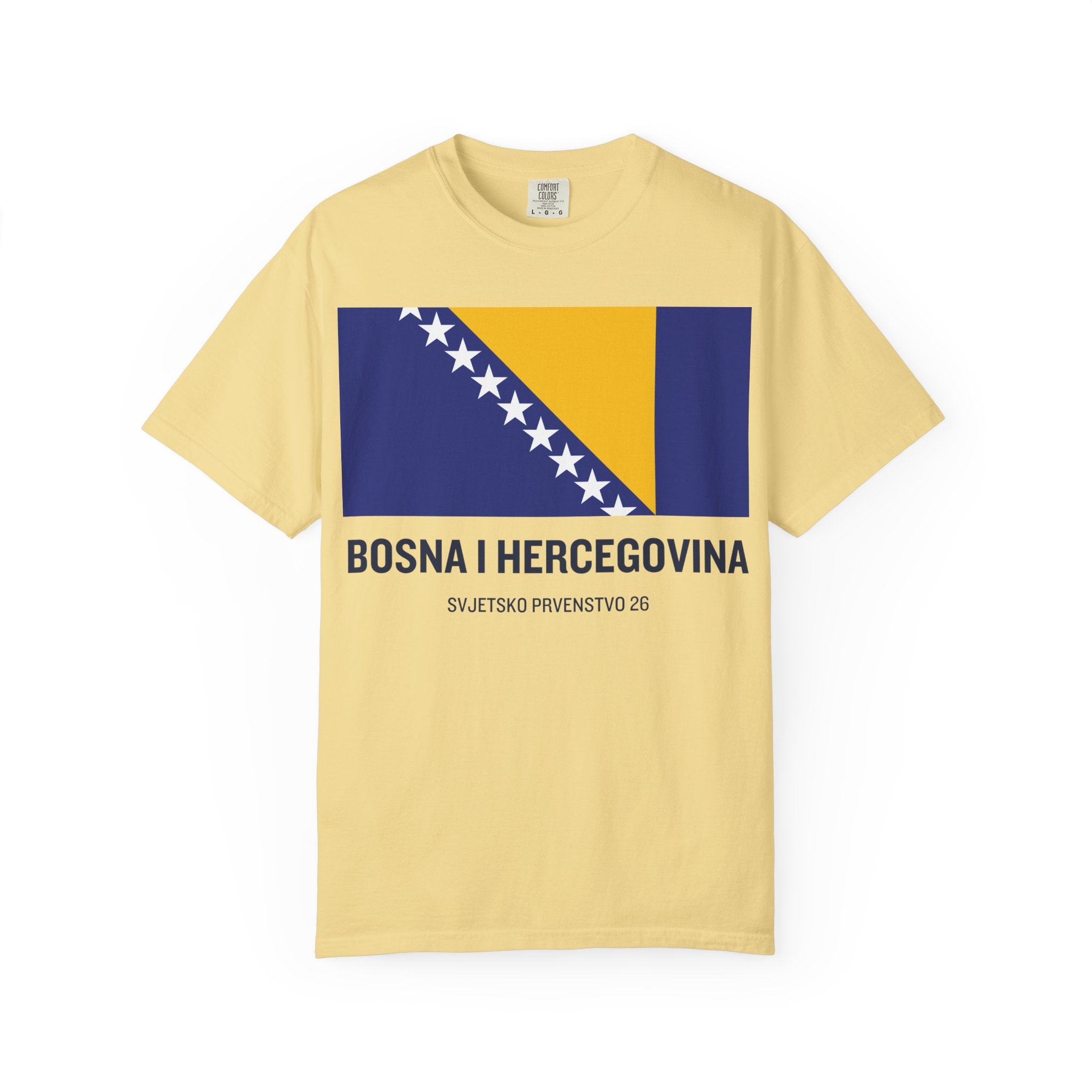 Bosnia and Herzegovina flag print