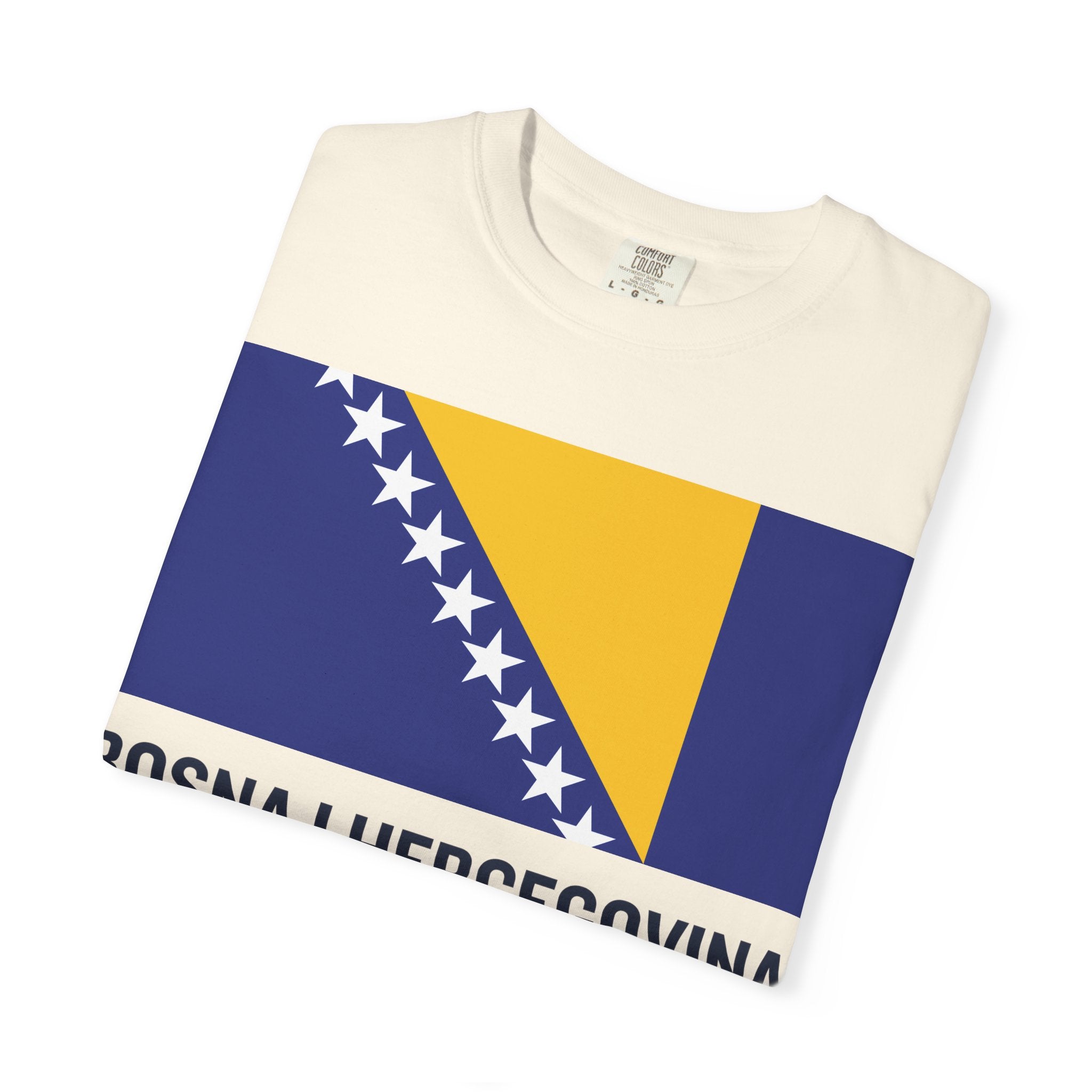 Bosnia and Herzegovina flag print