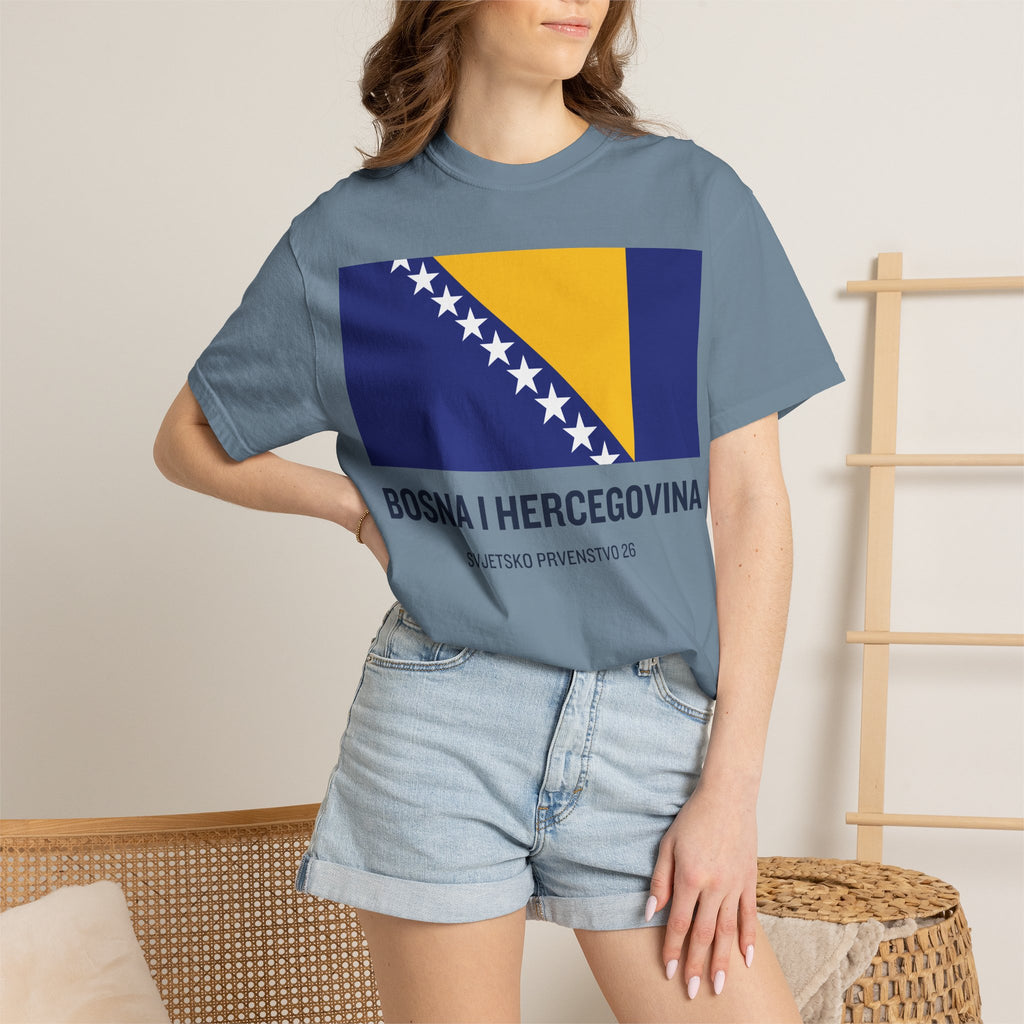Bosnia and Herzegovina flag print