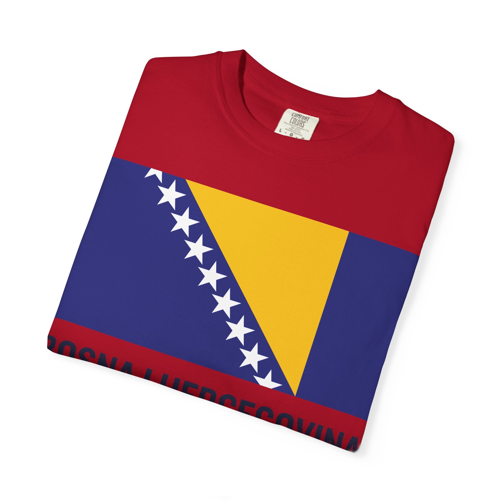 Bosnia and Herzegovina flag print