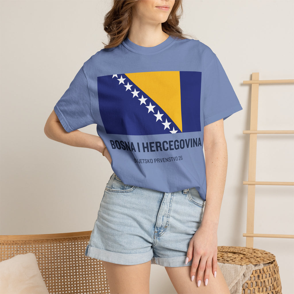 Bosnia and Herzegovina flag print
