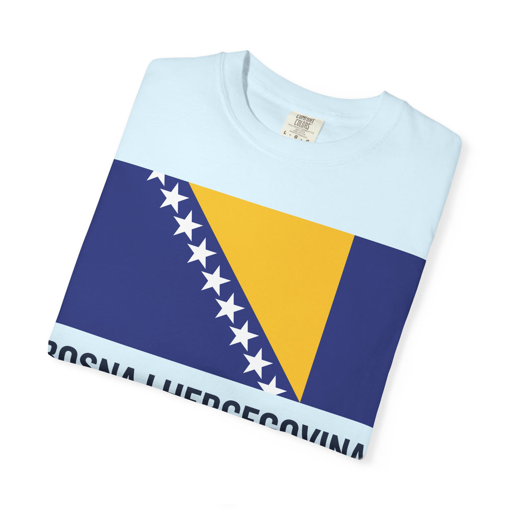 Bosnia and Herzegovina flag print