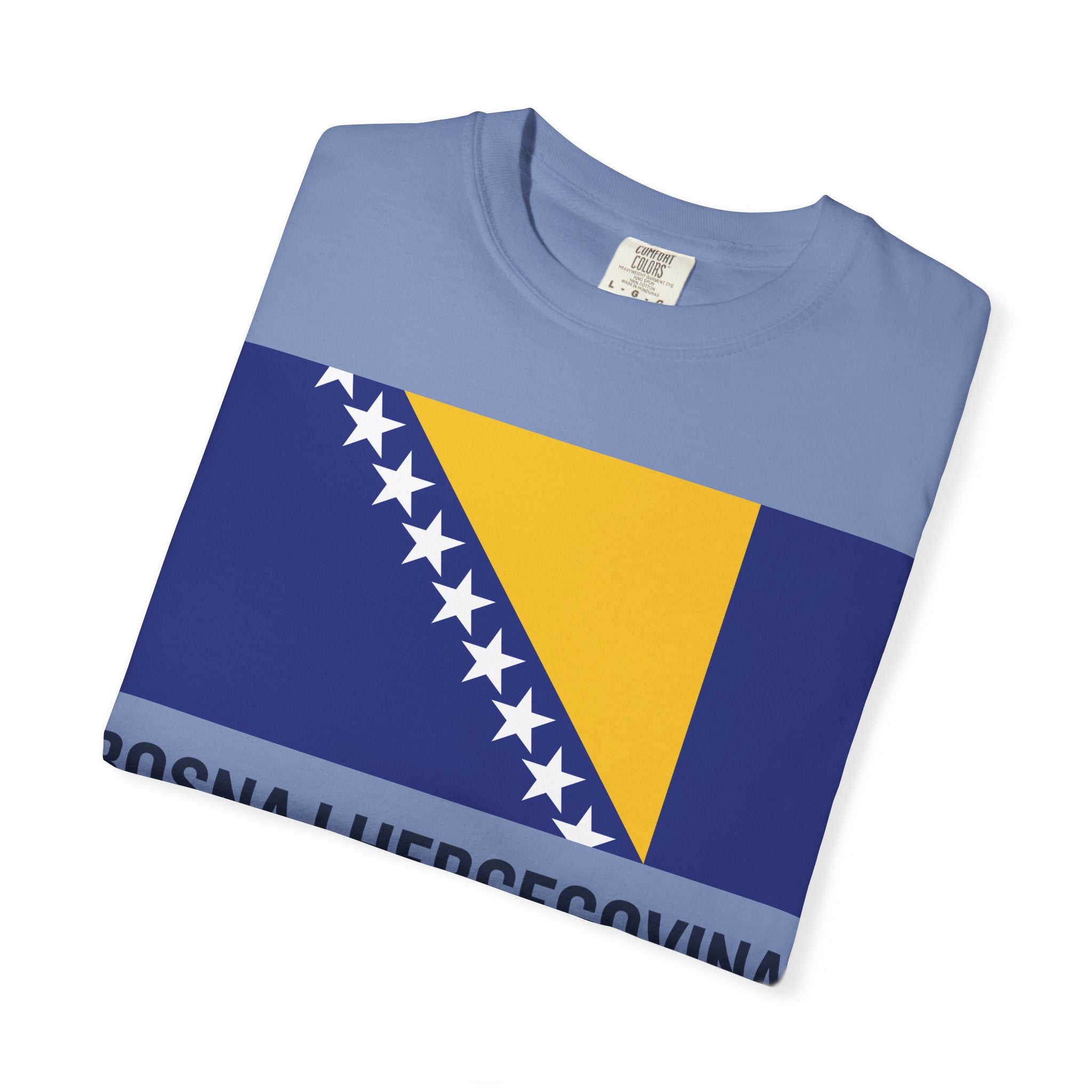 Bosnia and Herzegovina flag print