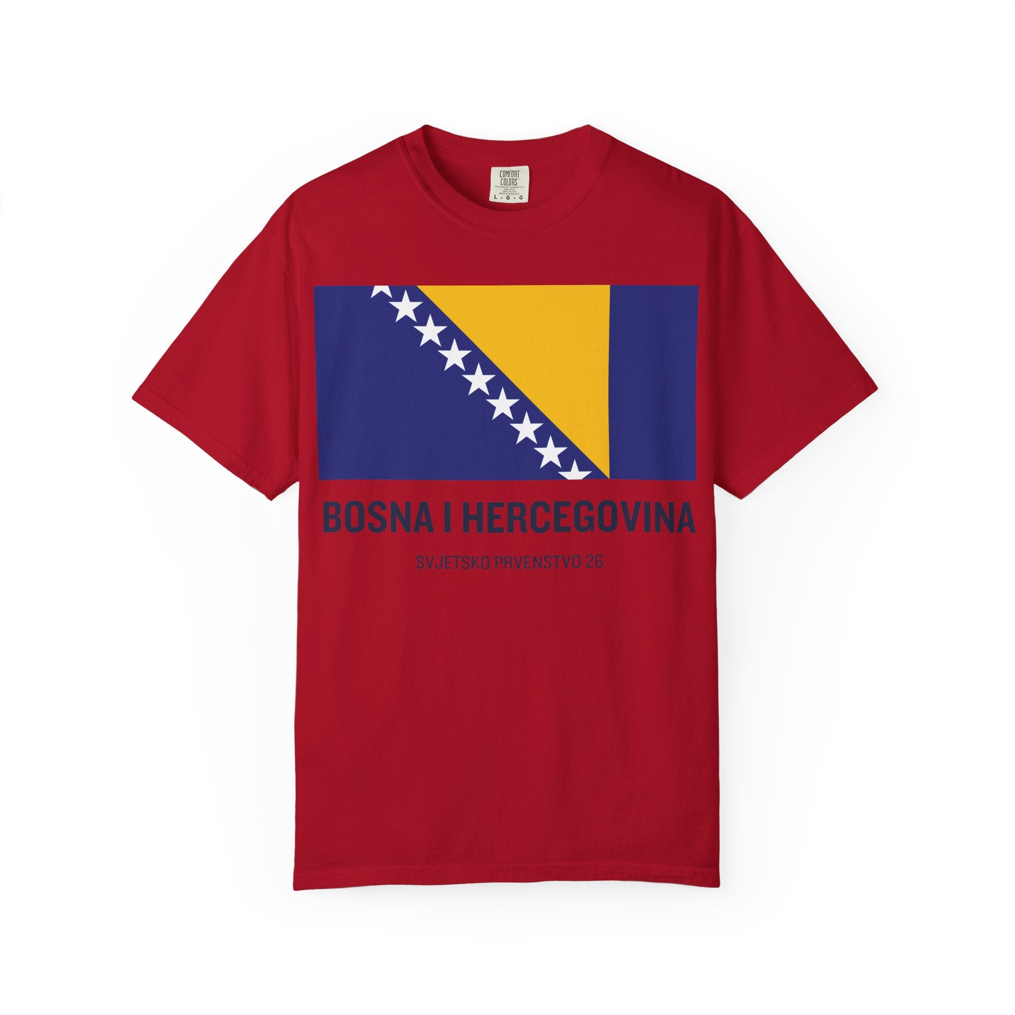Bosnia and Herzegovina flag print