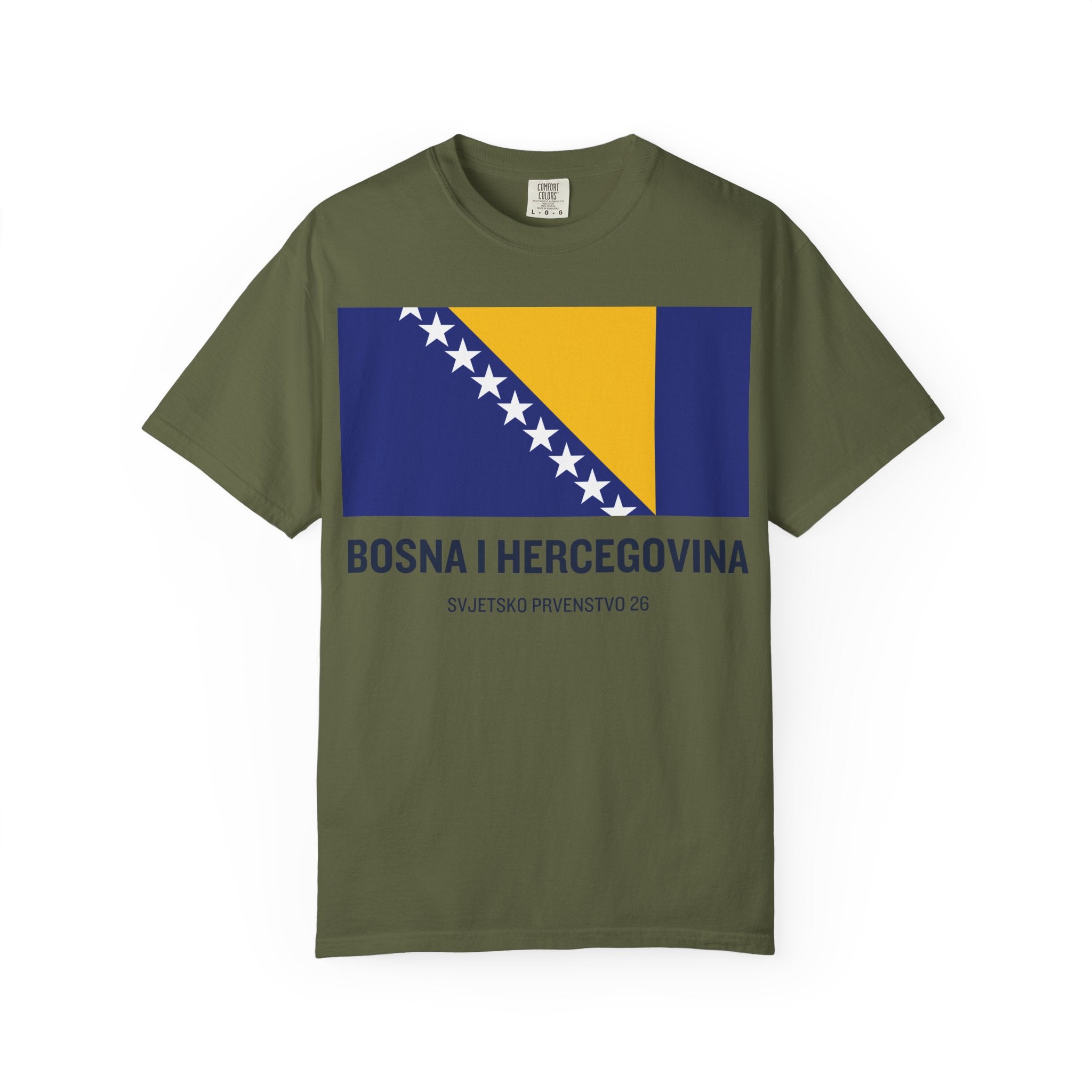 Bosnia and Herzegovina flag print