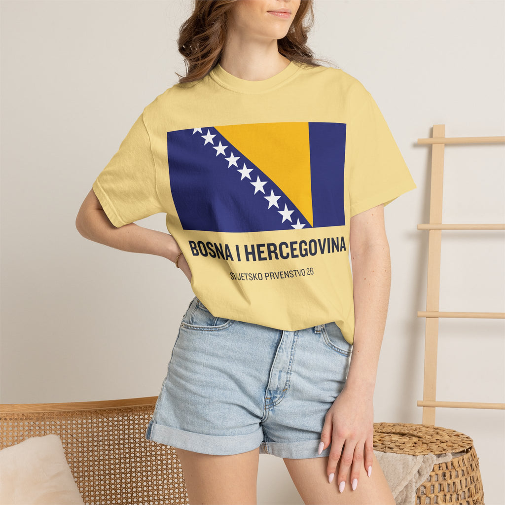 Bosnia and Herzegovina flag print