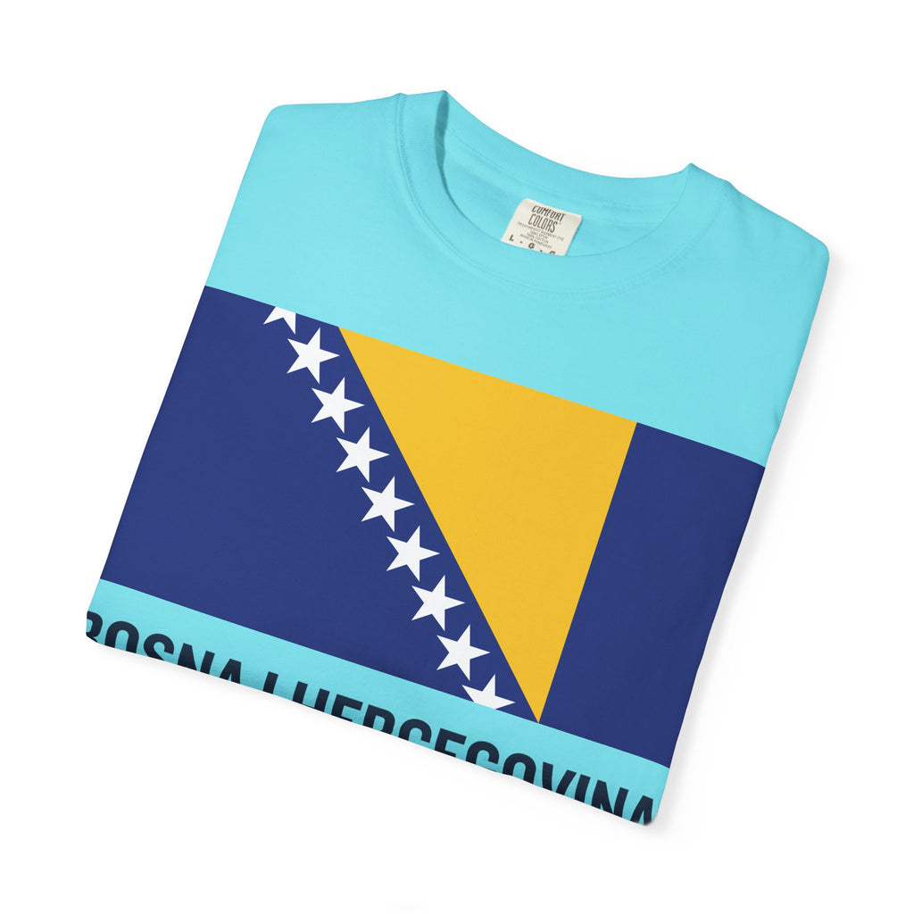 Bosnia and Herzegovina flag print