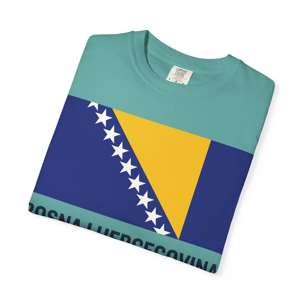 Bosnia and Herzegovina flag print