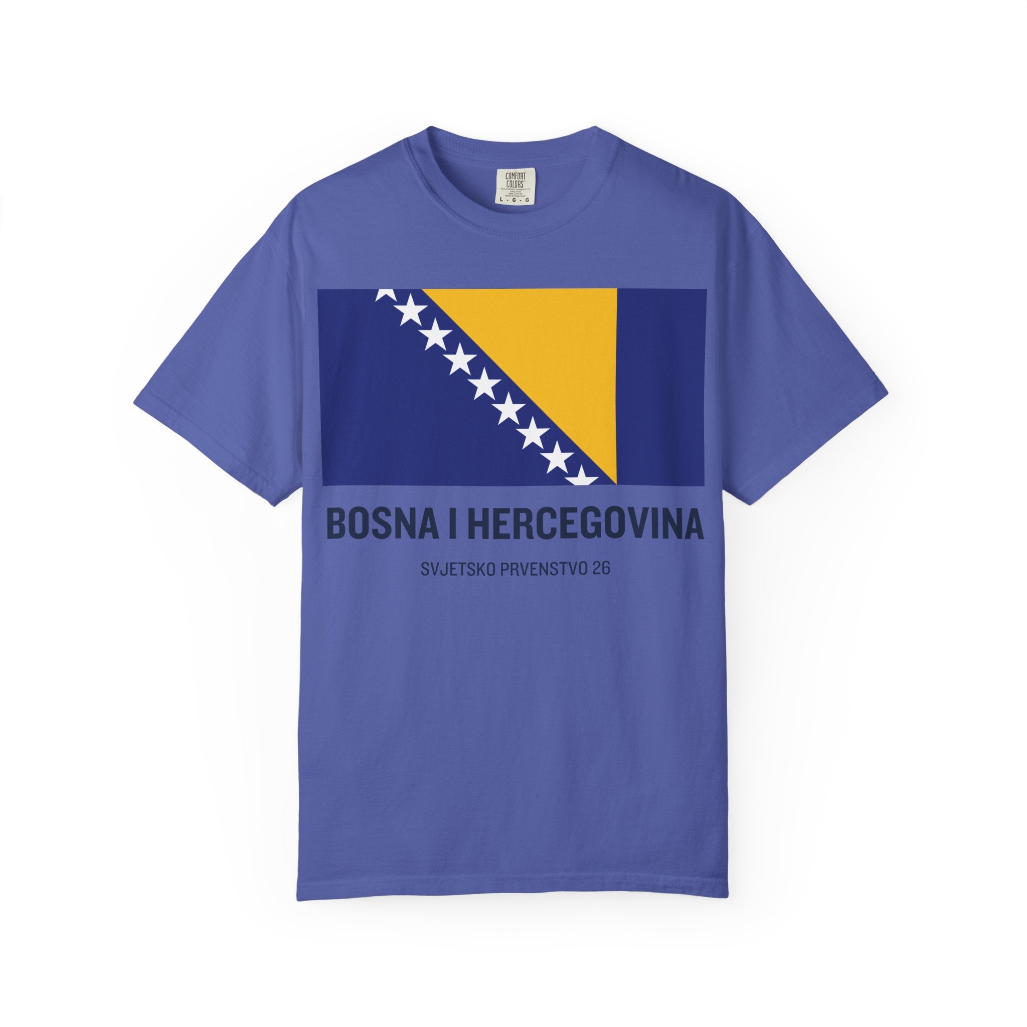Bosnia and Herzegovina flag print