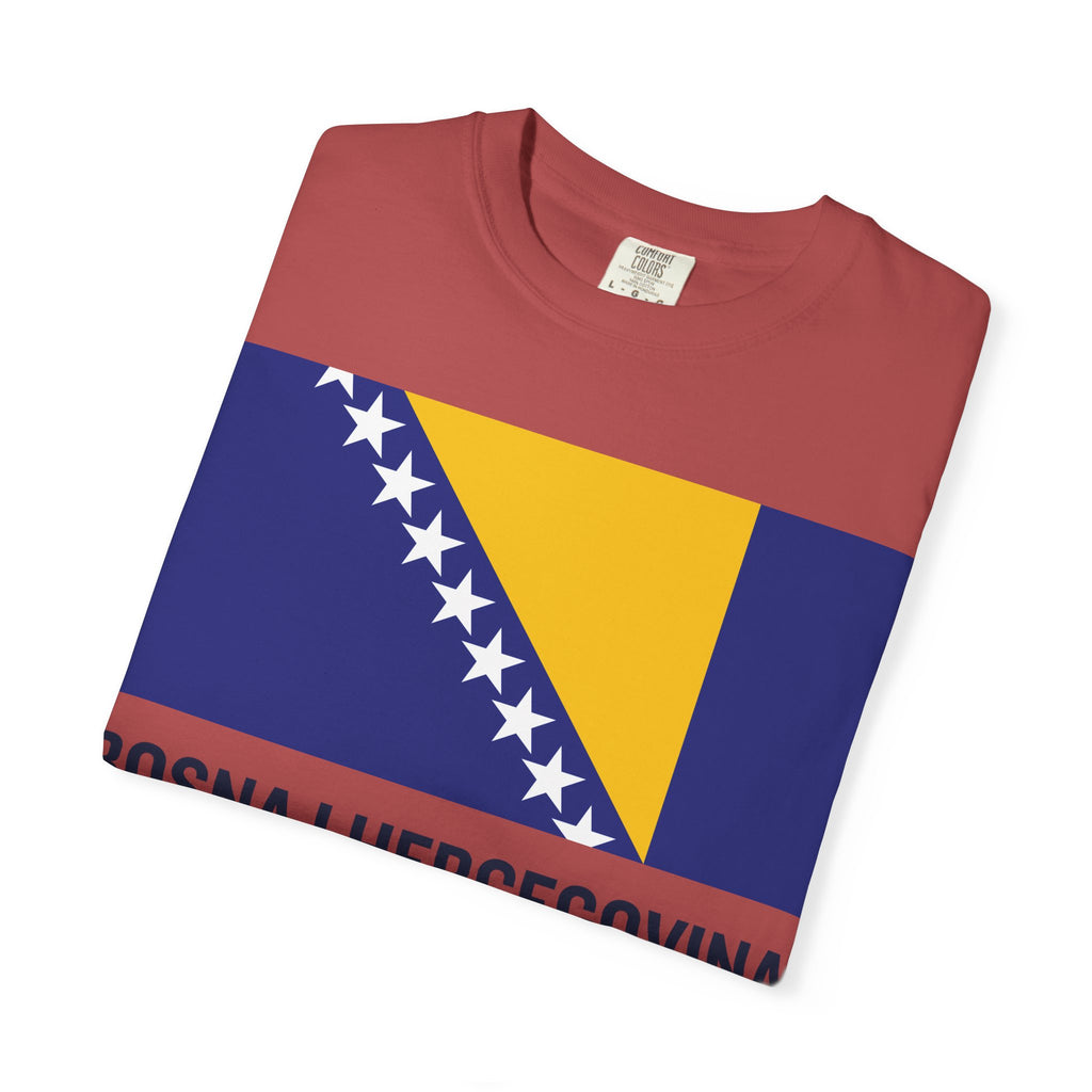 Bosnia and Herzegovina flag print