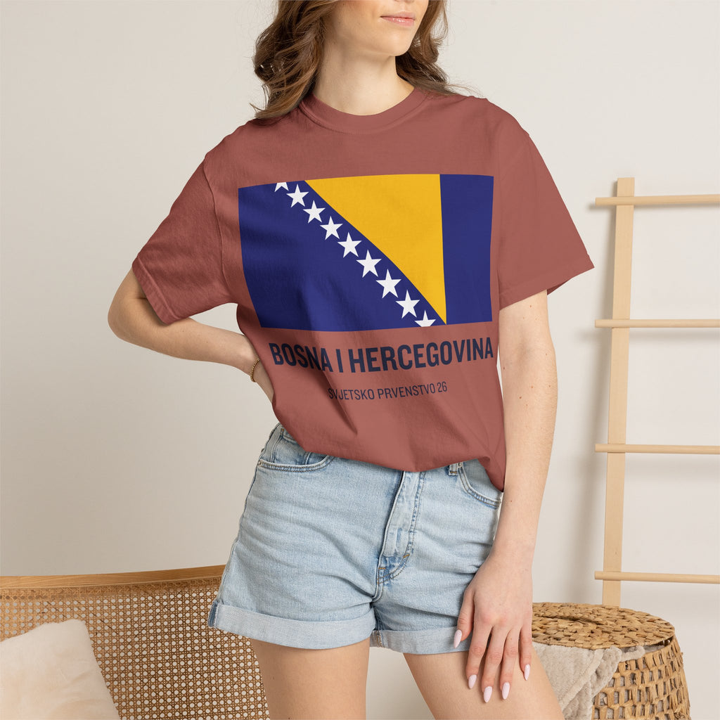 Bosnia and Herzegovina flag print