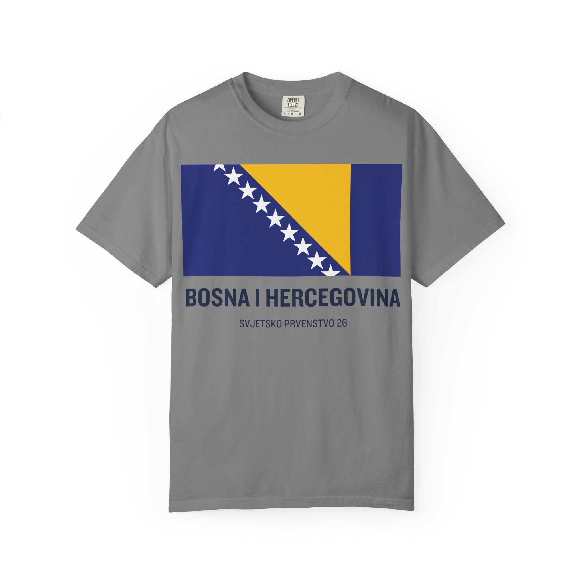 Bosnia and Herzegovina flag print