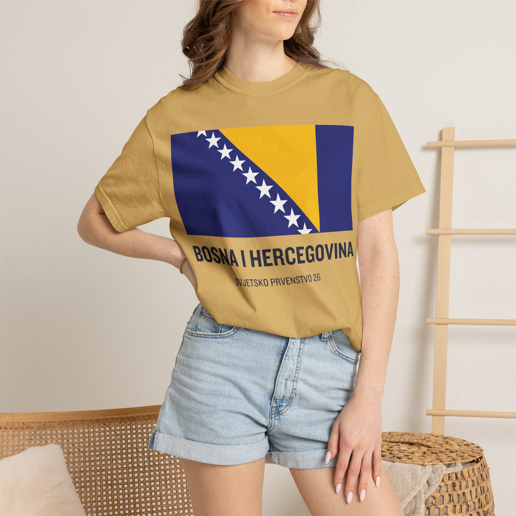 Bosnia and Herzegovina flag print