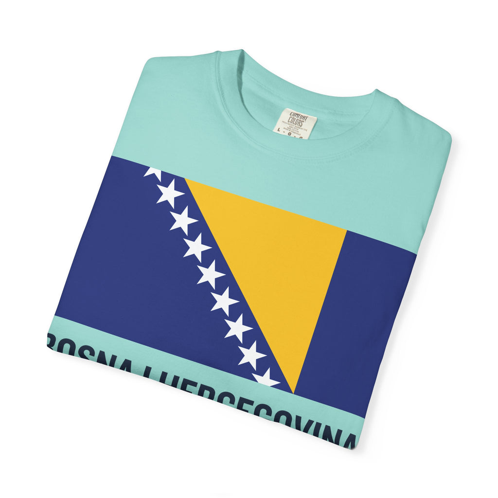 Bosnia and Herzegovina flag print