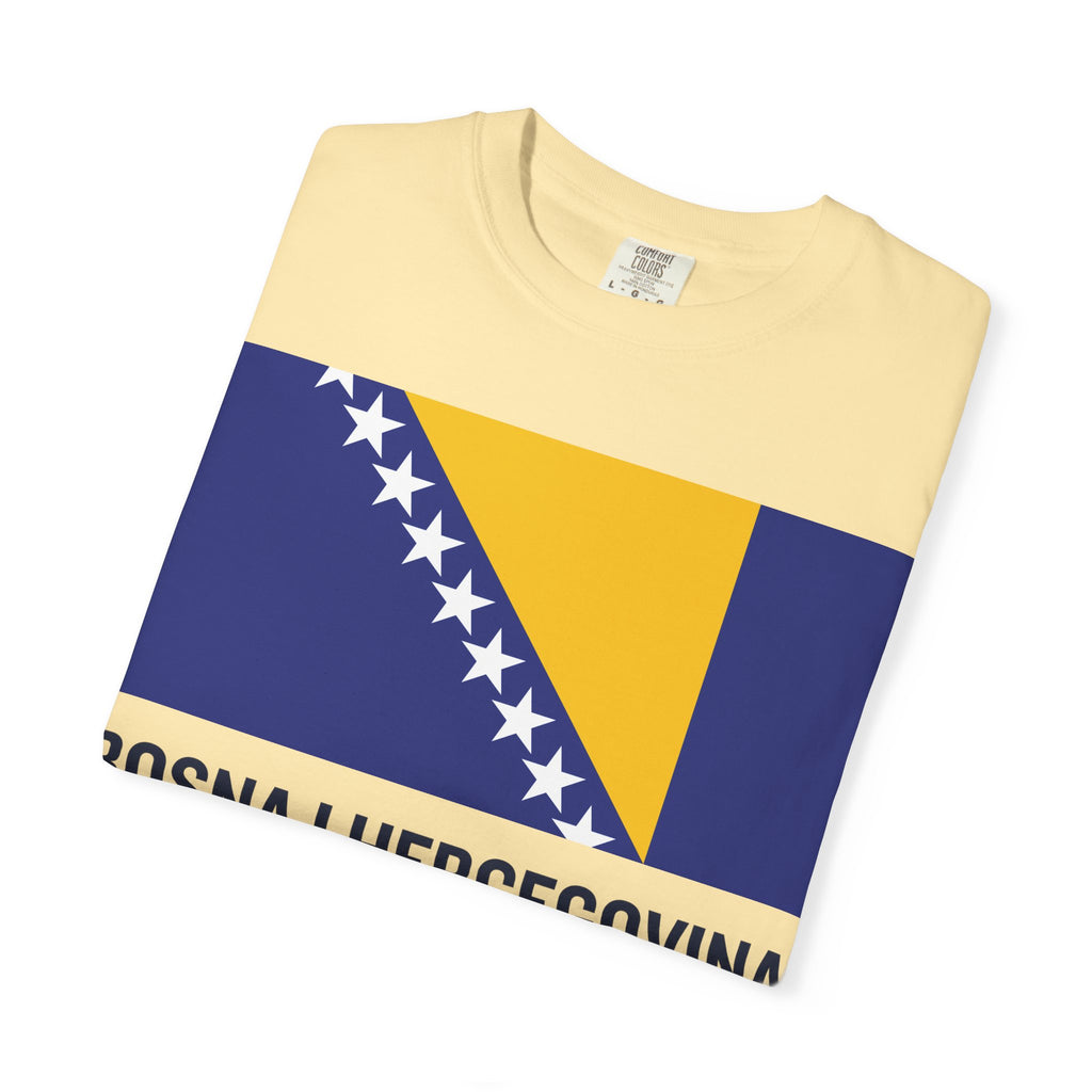 Bosnia and Herzegovina flag print