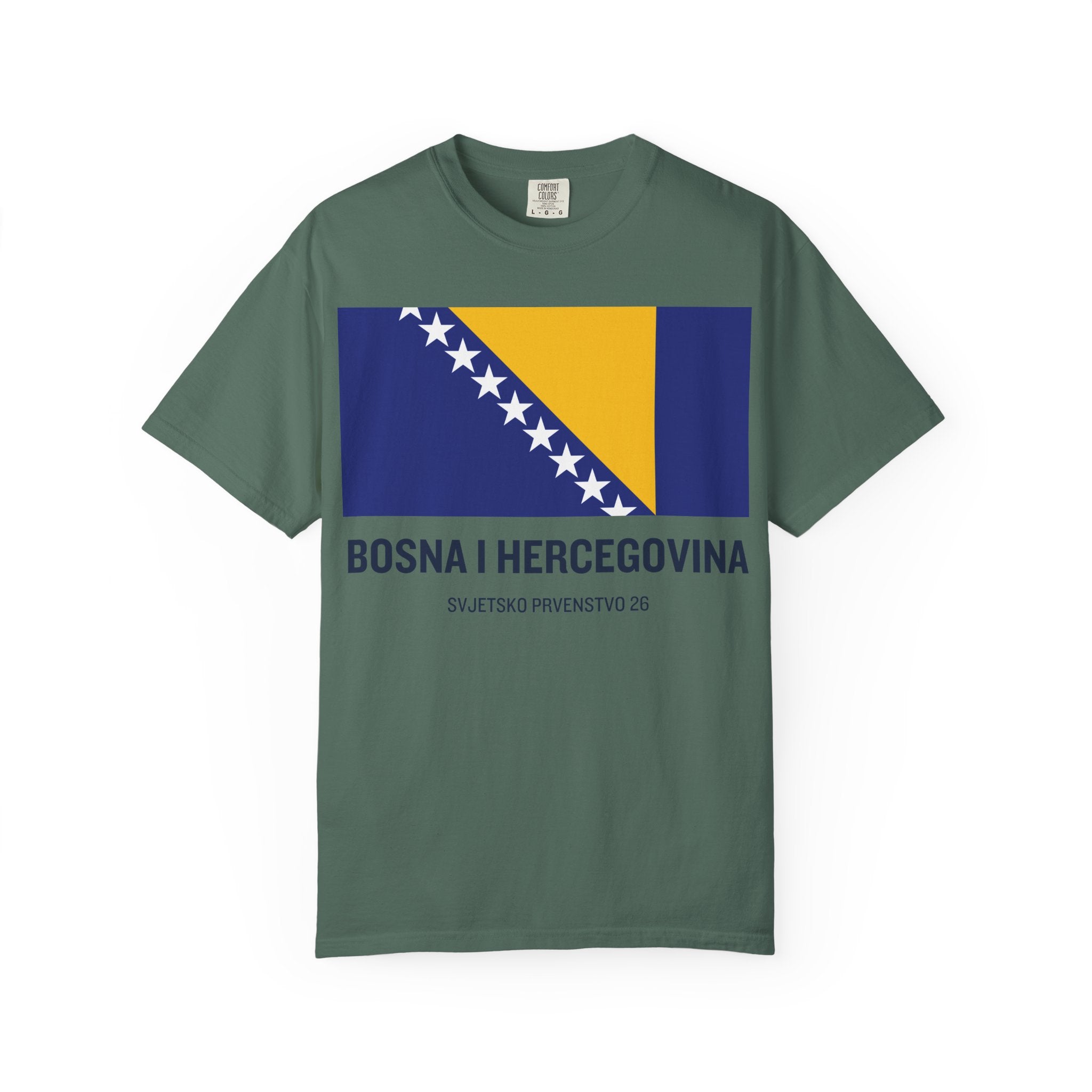 Bosnia and Herzegovina flag print