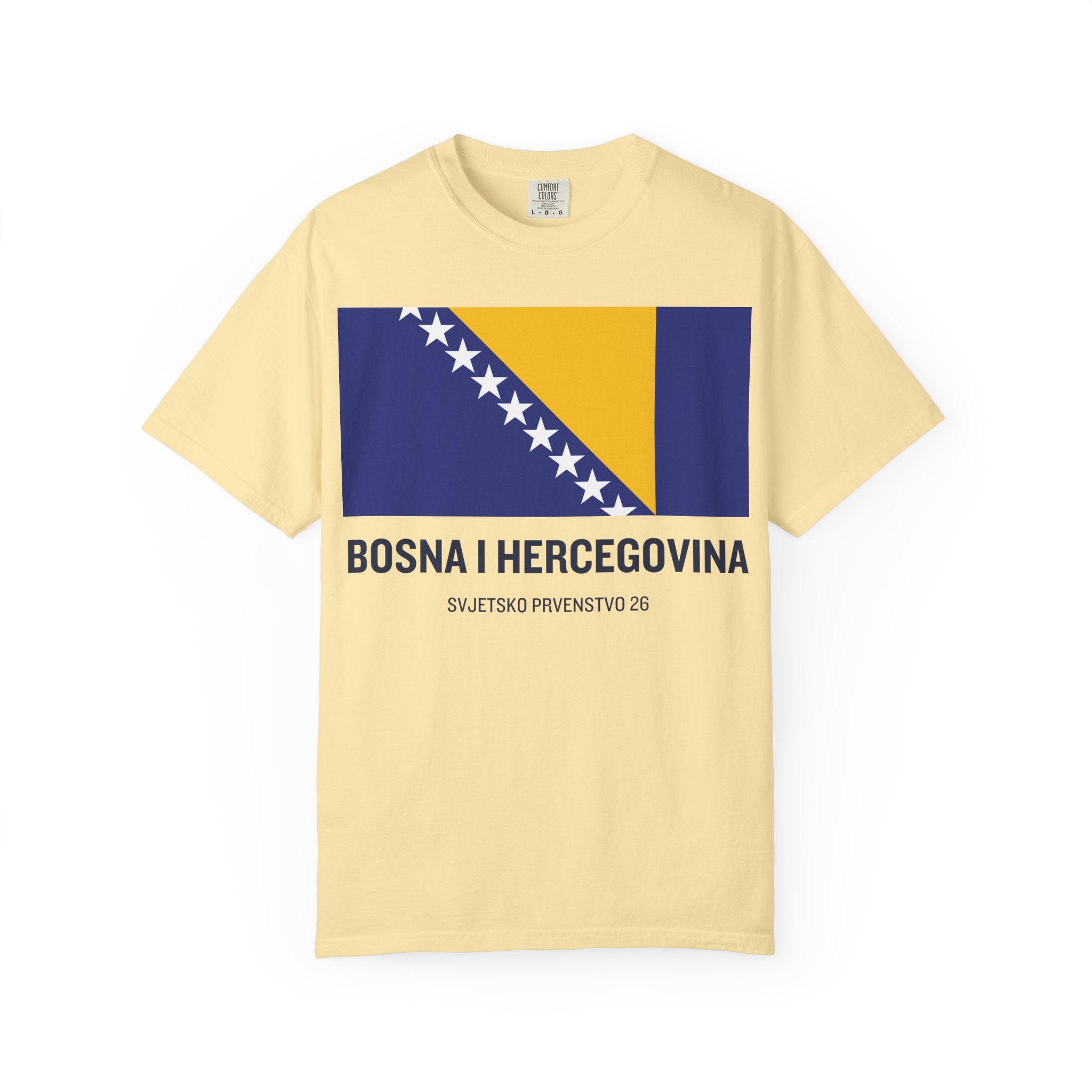 Bosnia and Herzegovina flag print