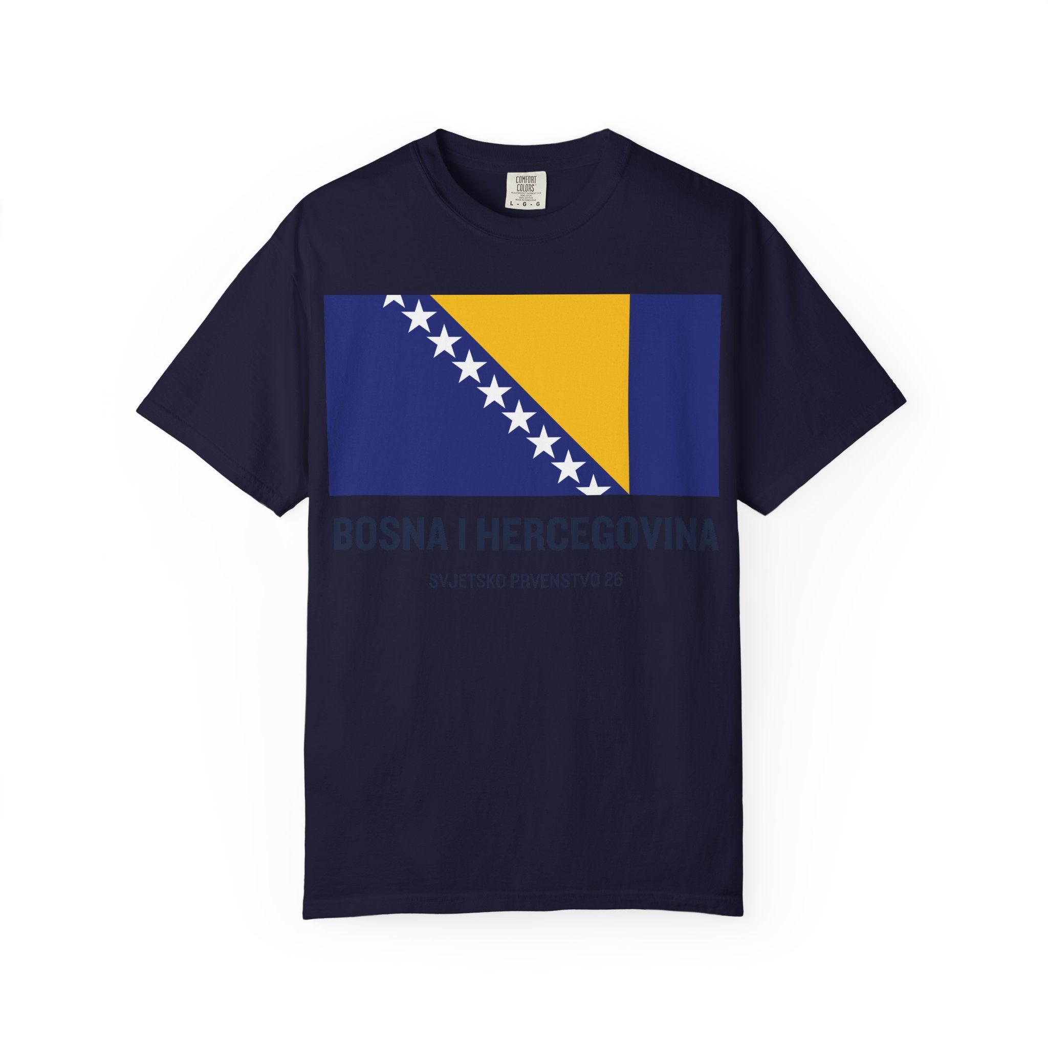 Bosnia and Herzegovina flag print