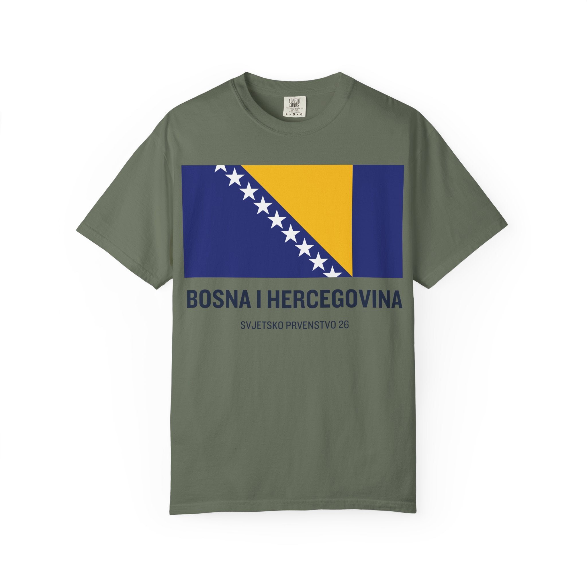 Bosnia and Herzegovina flag print