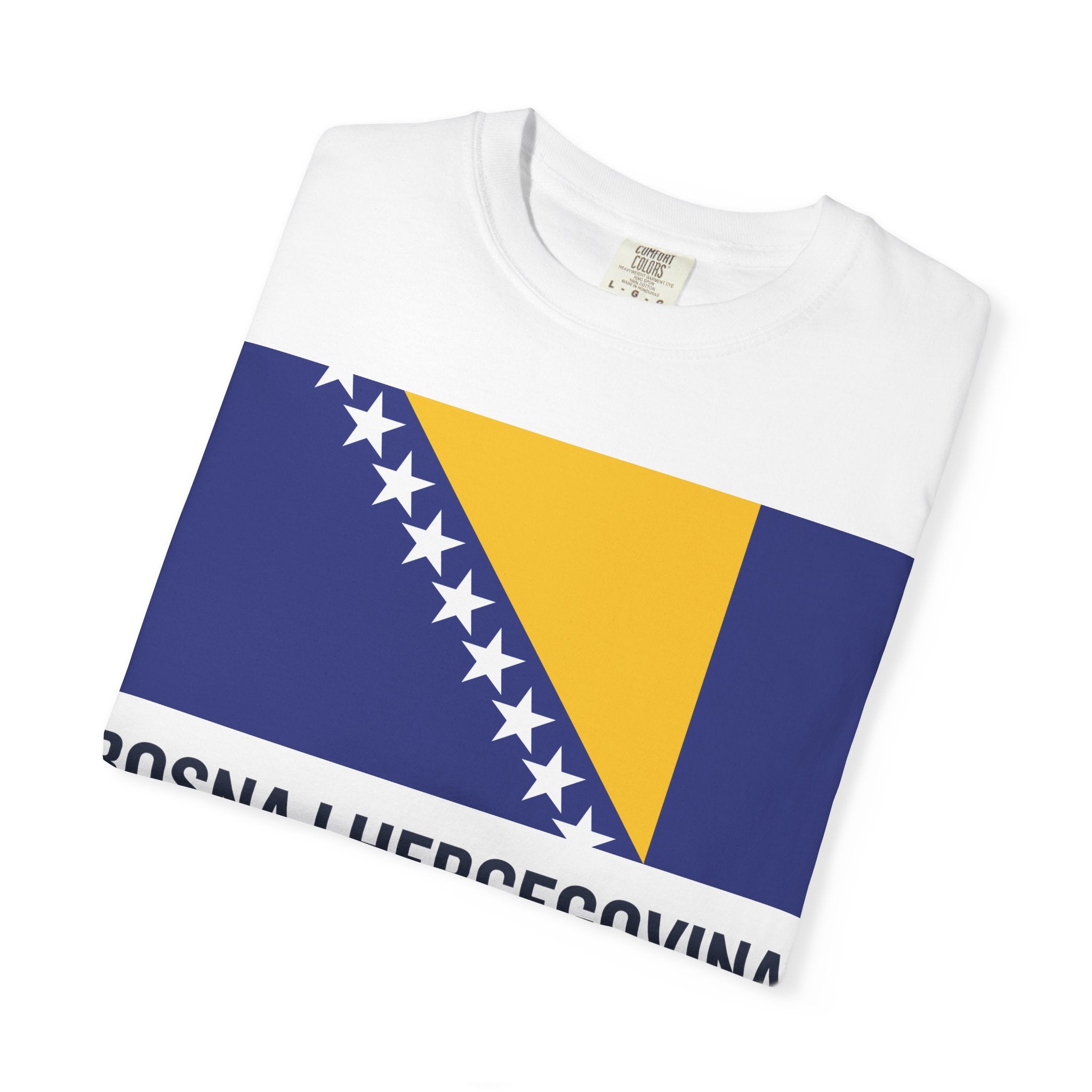 Bosnia and Herzegovina flag print