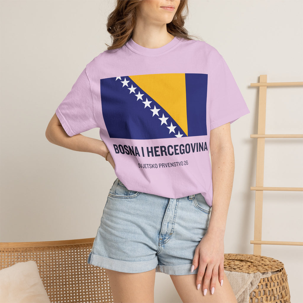 Bosnia and Herzegovina flag print
