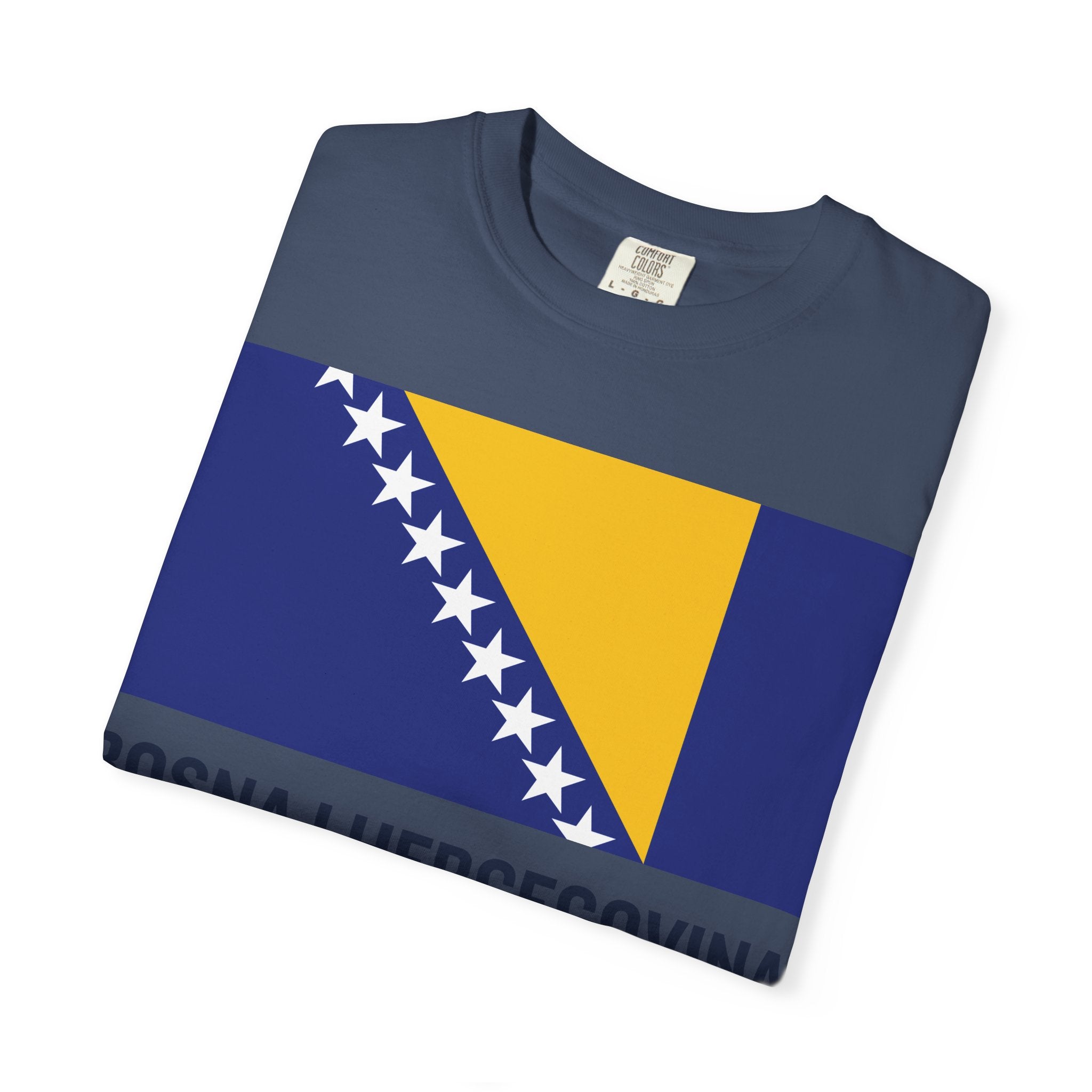 Bosnia and Herzegovina flag print