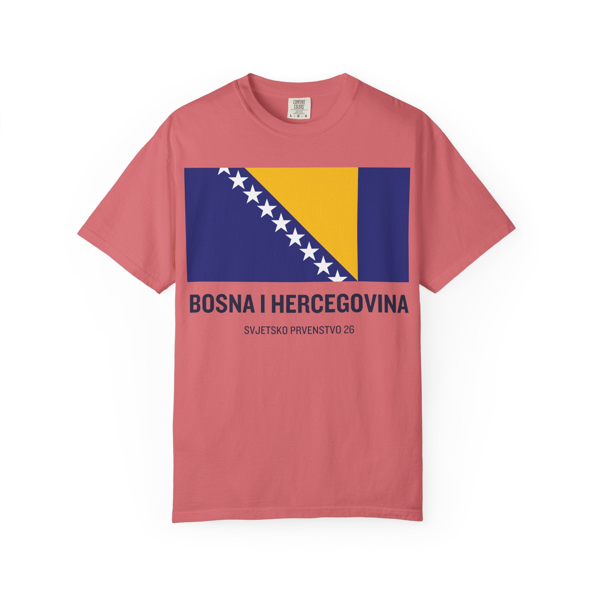 Bosnia and Herzegovina flag print