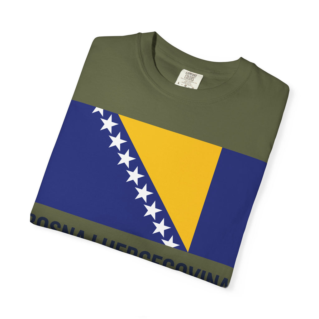 Bosnia and Herzegovina flag print