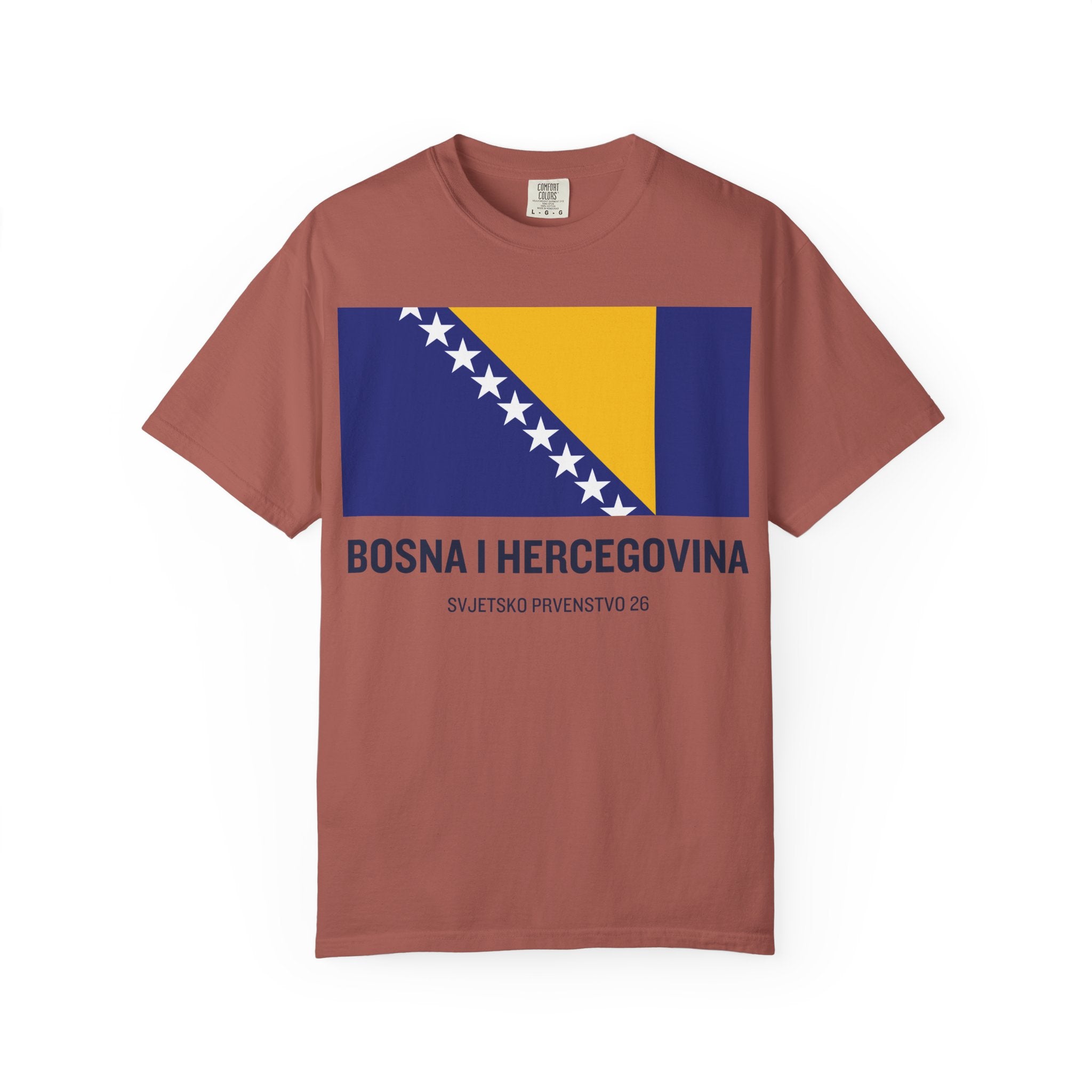 Bosnia and Herzegovina flag print