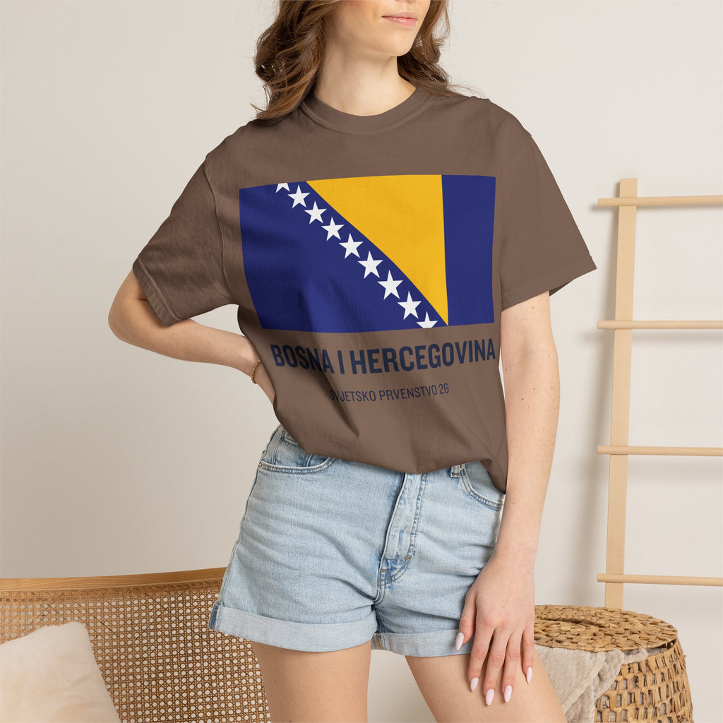 Bosnia and Herzegovina flag print