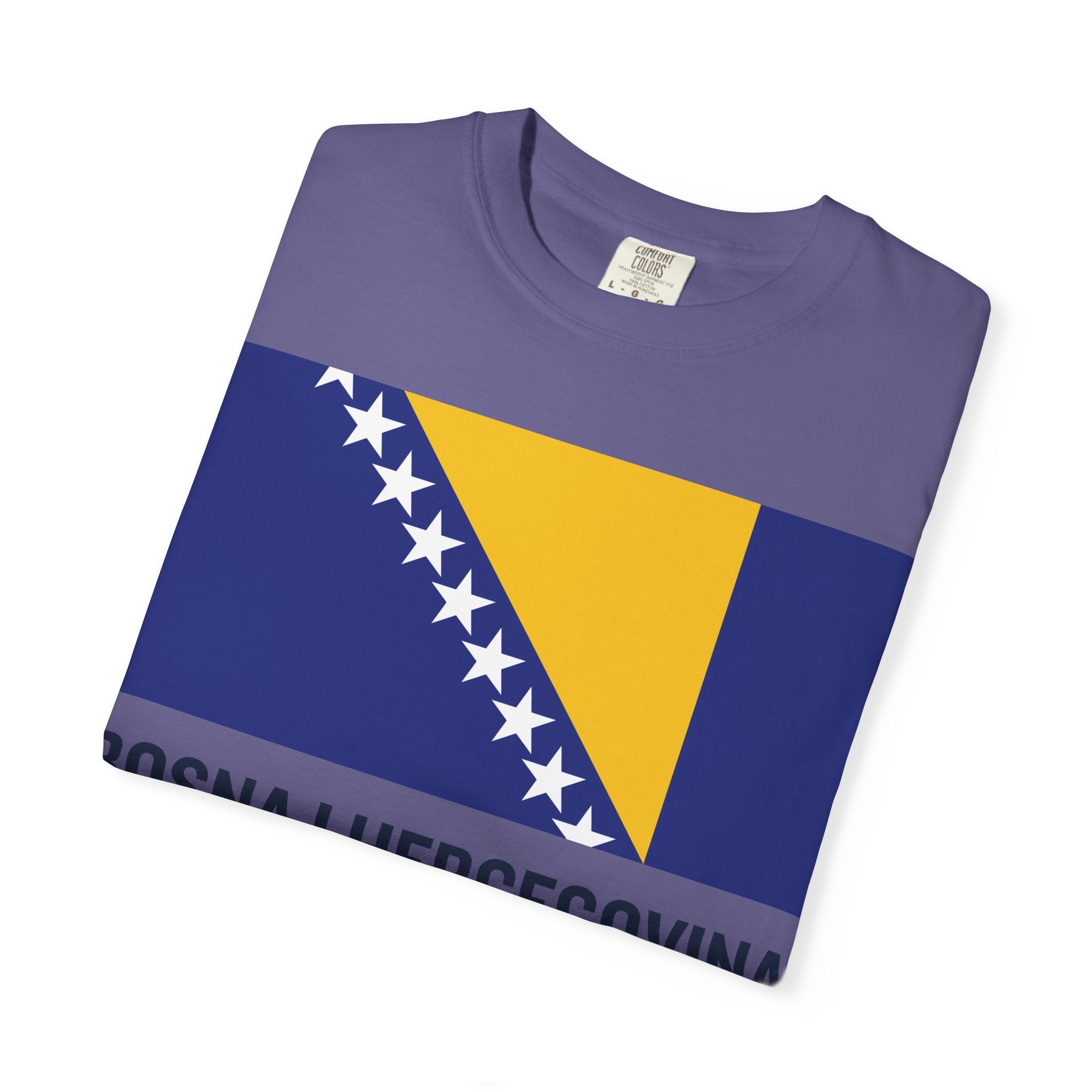 Bosnia and Herzegovina flag print
