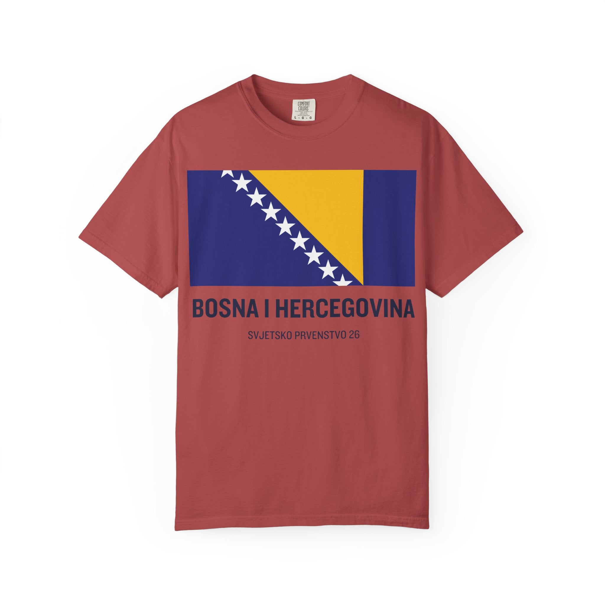 Bosnia and Herzegovina flag print