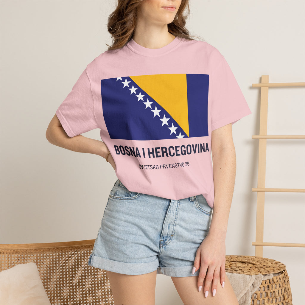 Bosnia and Herzegovina flag print