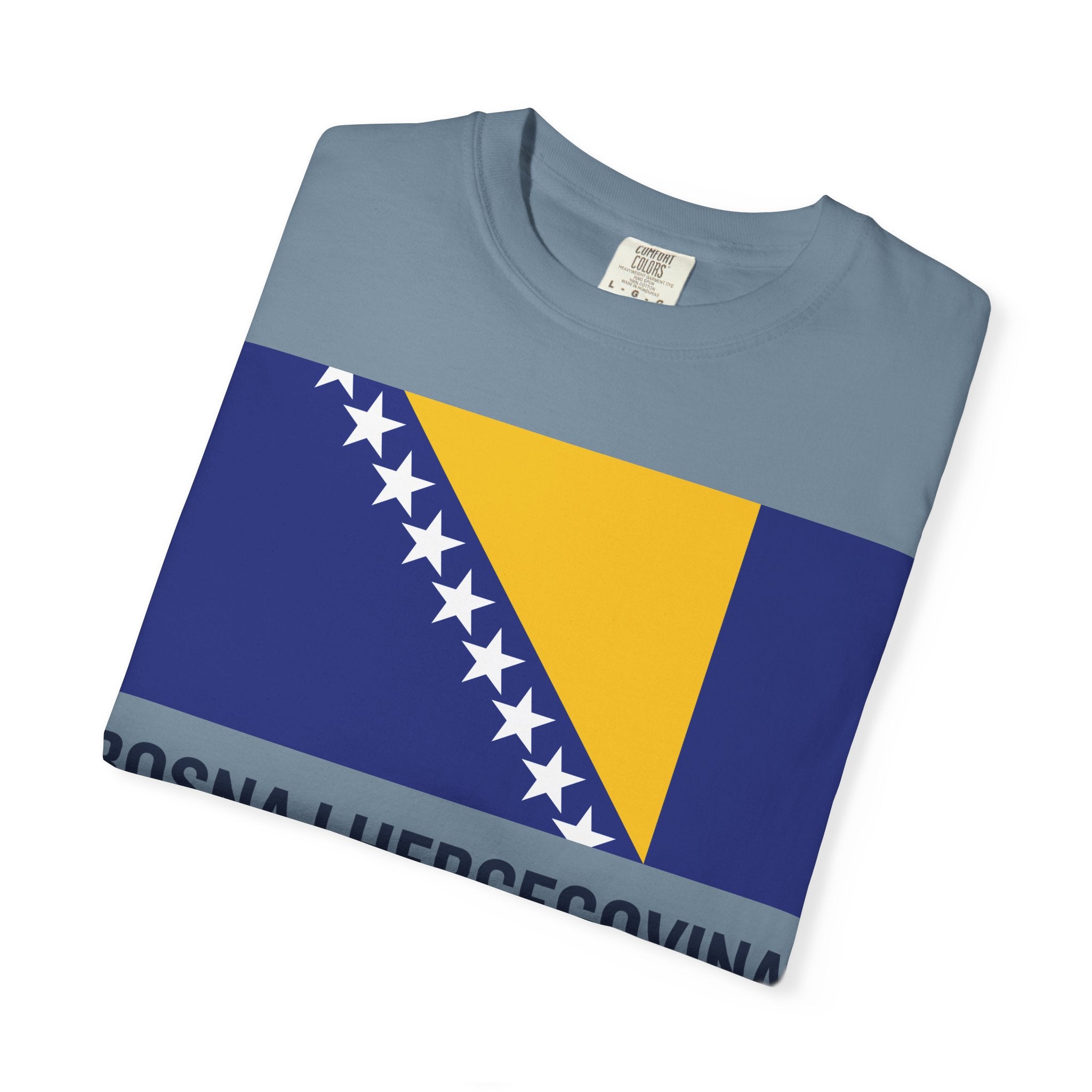 Bosnia and Herzegovina flag print