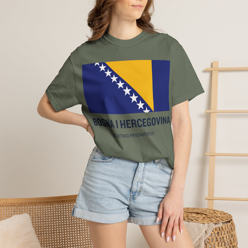 Bosnia and Herzegovina flag print